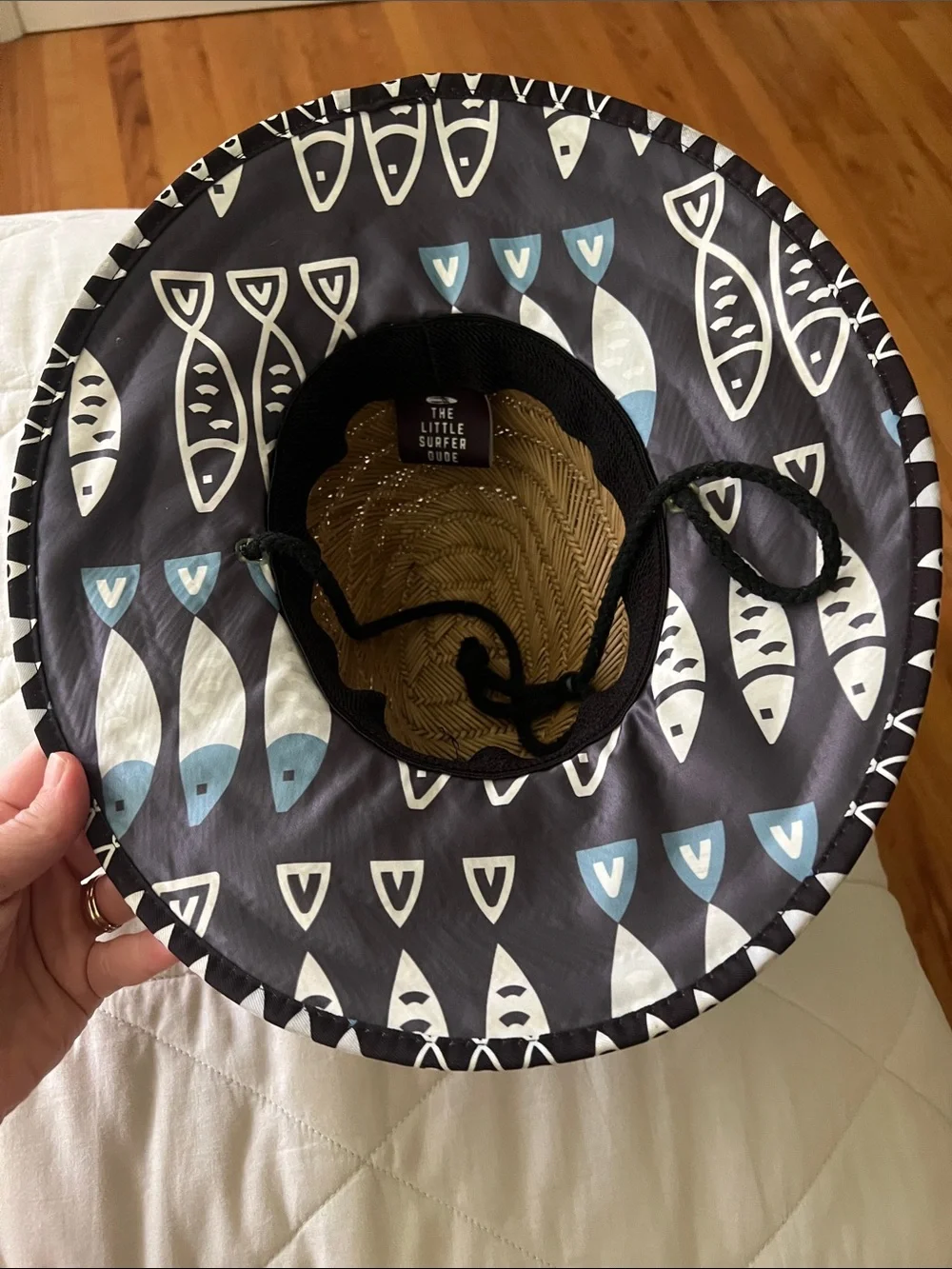 Little Surfer Dude Kids Straw Sun Hat